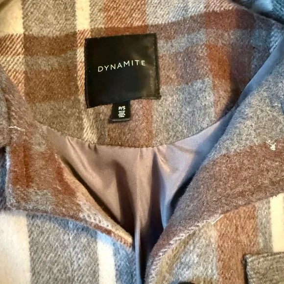 Dynamite Multi-Color Plaid Jacket - Picture 6 of 6